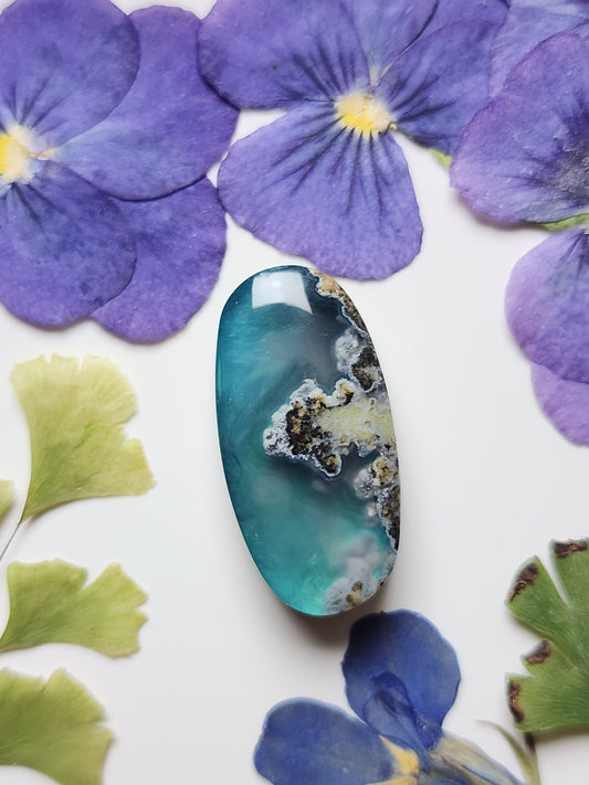 Garden Moss agate Doublet