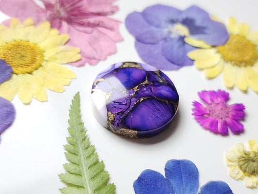 Dahlia Violet with bronze composite