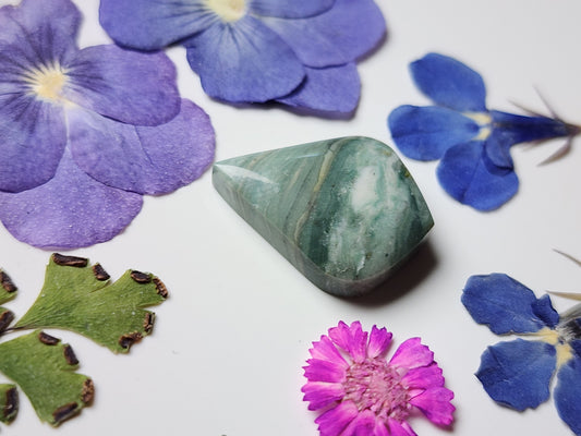 Gary Green jasper/ Larsonite