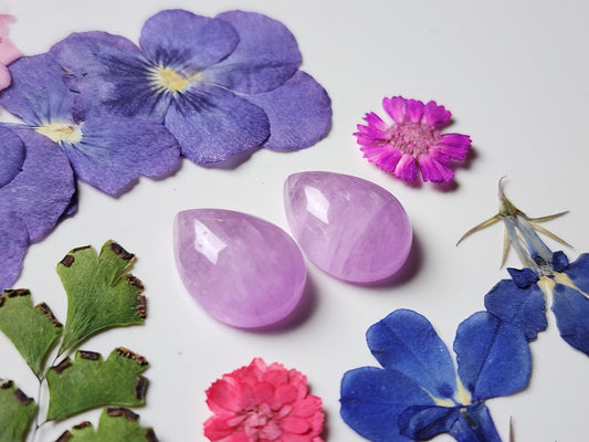 Lavender Kunzite pair
