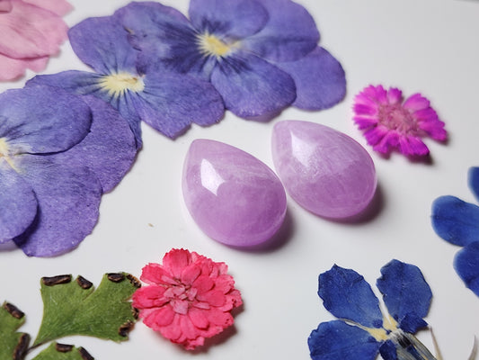 Lavender Kunzite pair