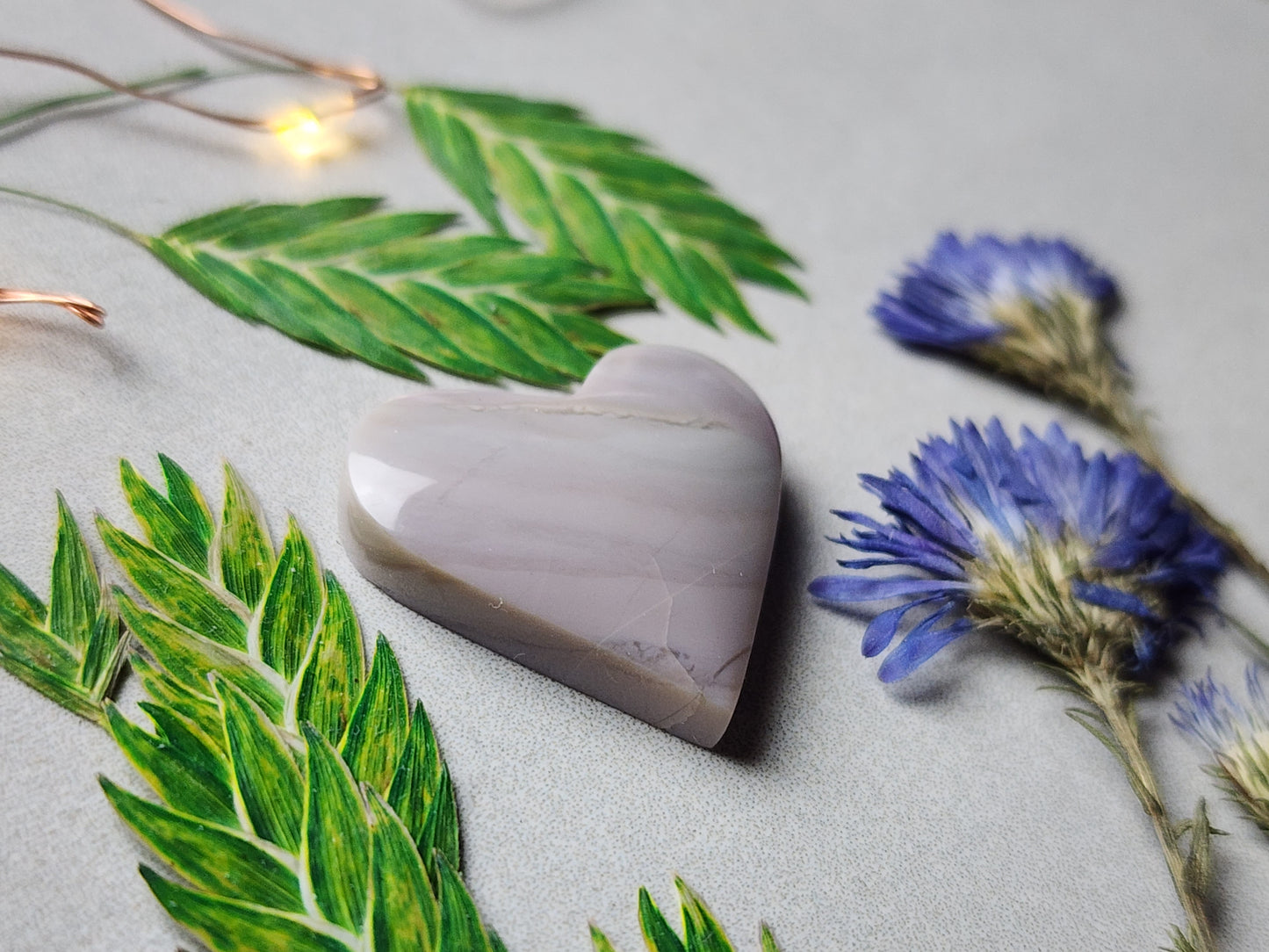 Hyacinth jasper heart