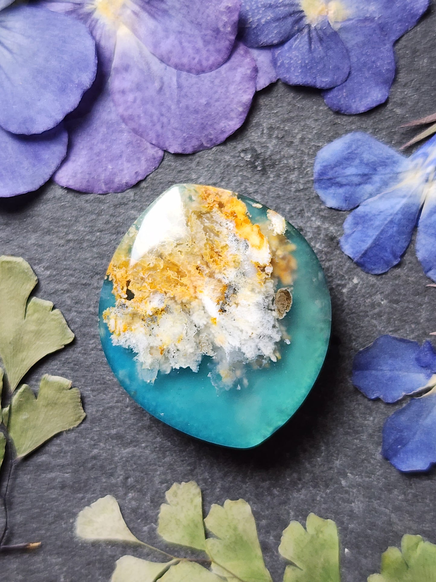 Bella Vista plume agate Doublet