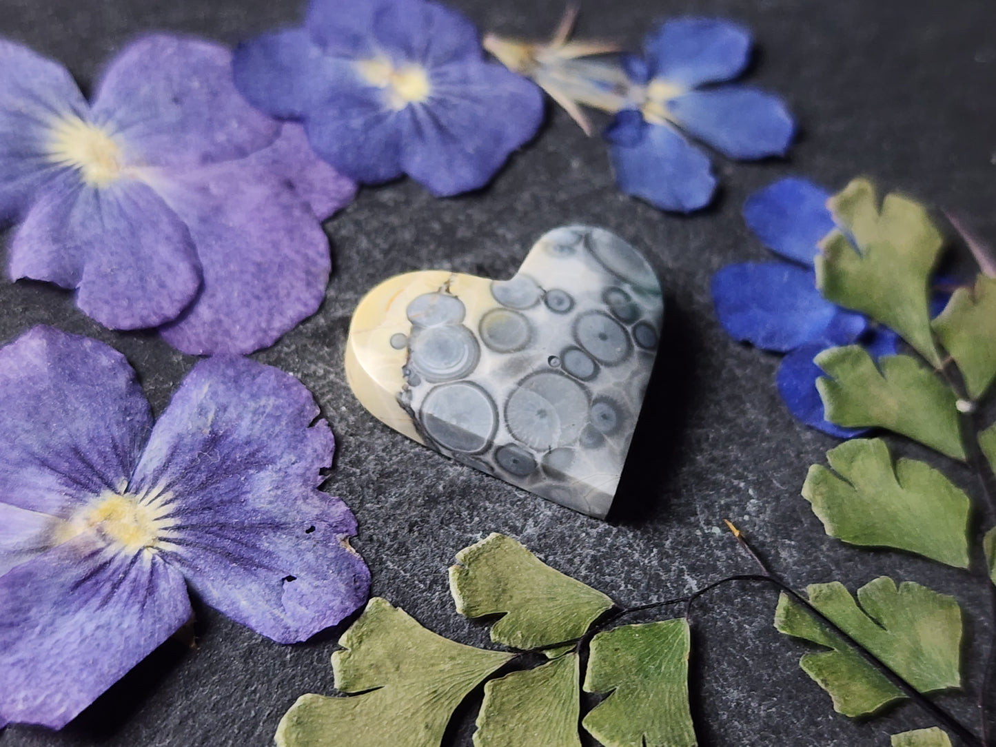 Galaxy Rhyolite heart