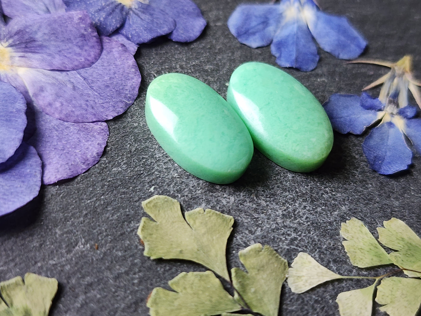 Newman Chrysoprase pair