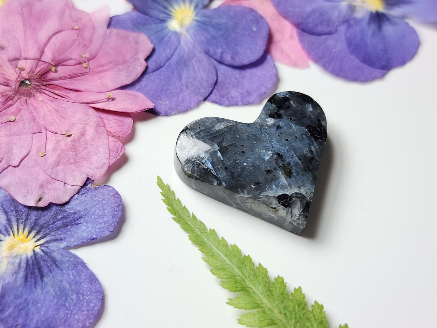 Larvikite heart