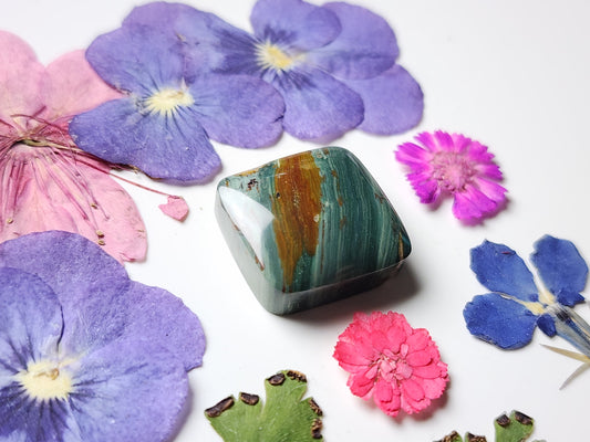 Gary green jasper/ Larsonite