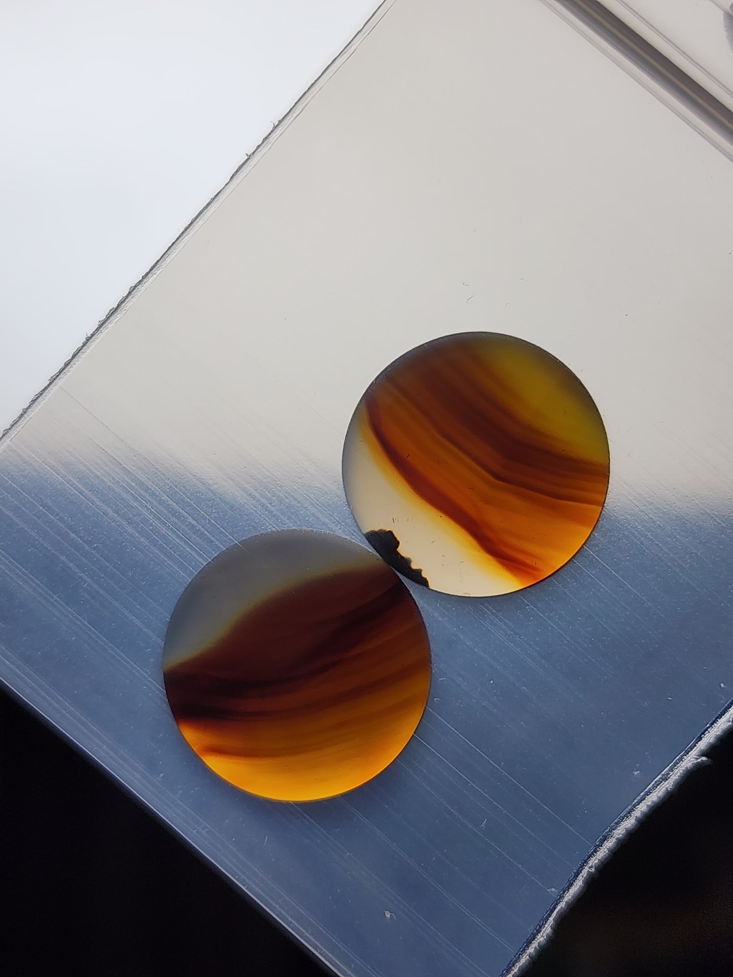 Montana agate pair