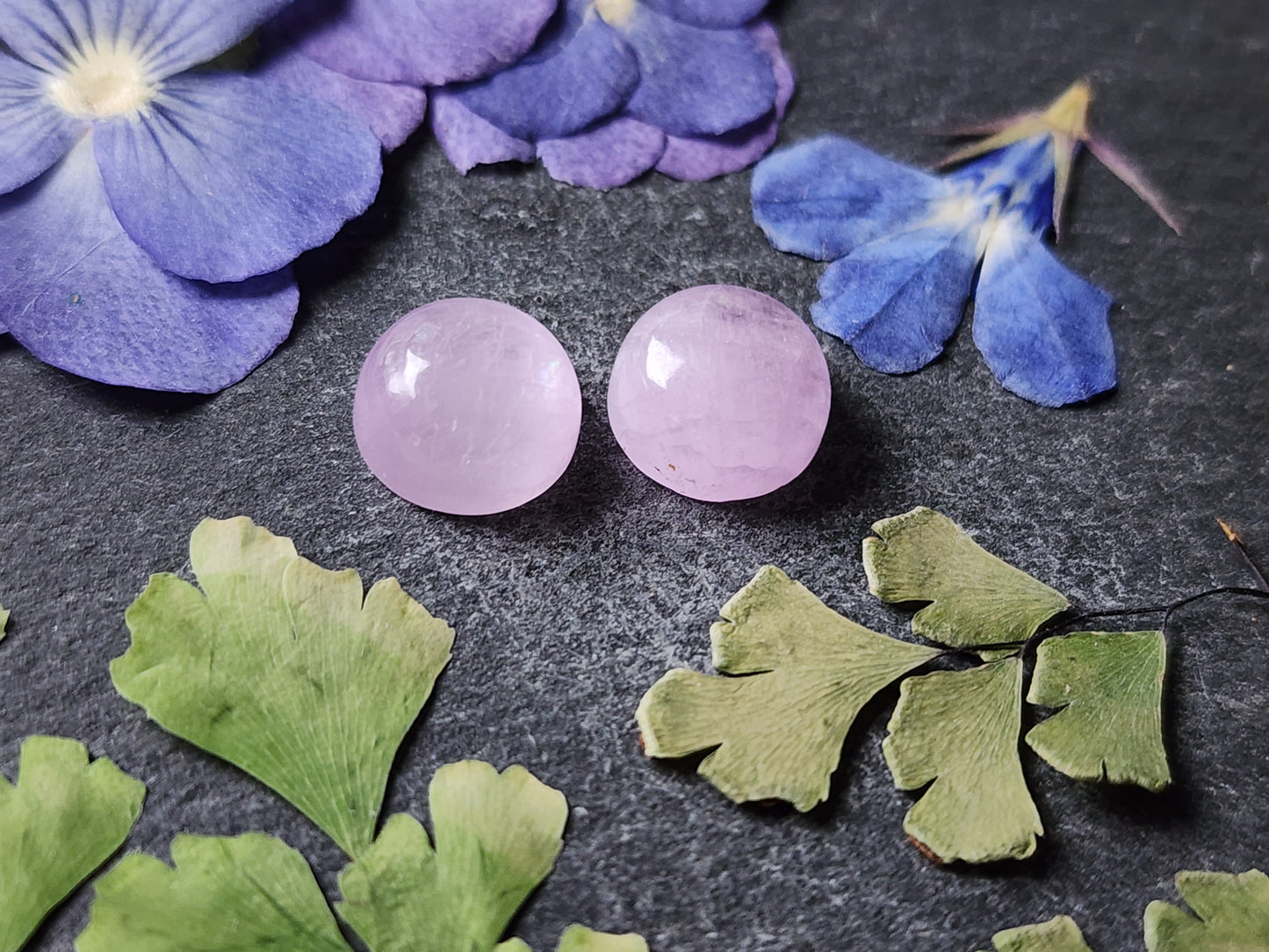 Lavender Kunzite pair