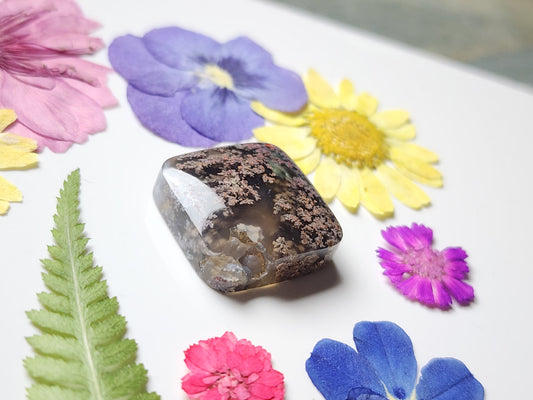 Garden Moss agate with Botryoidal