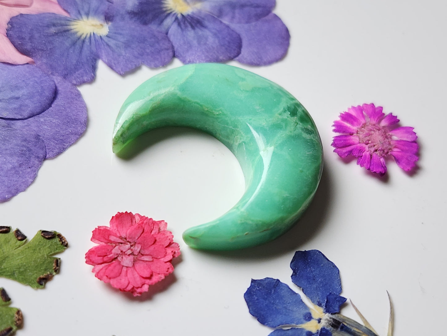 Newman Chrysoprase crescent