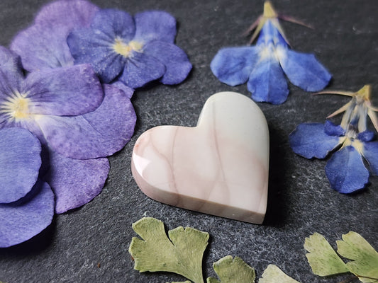 Willow Creek jasper heart