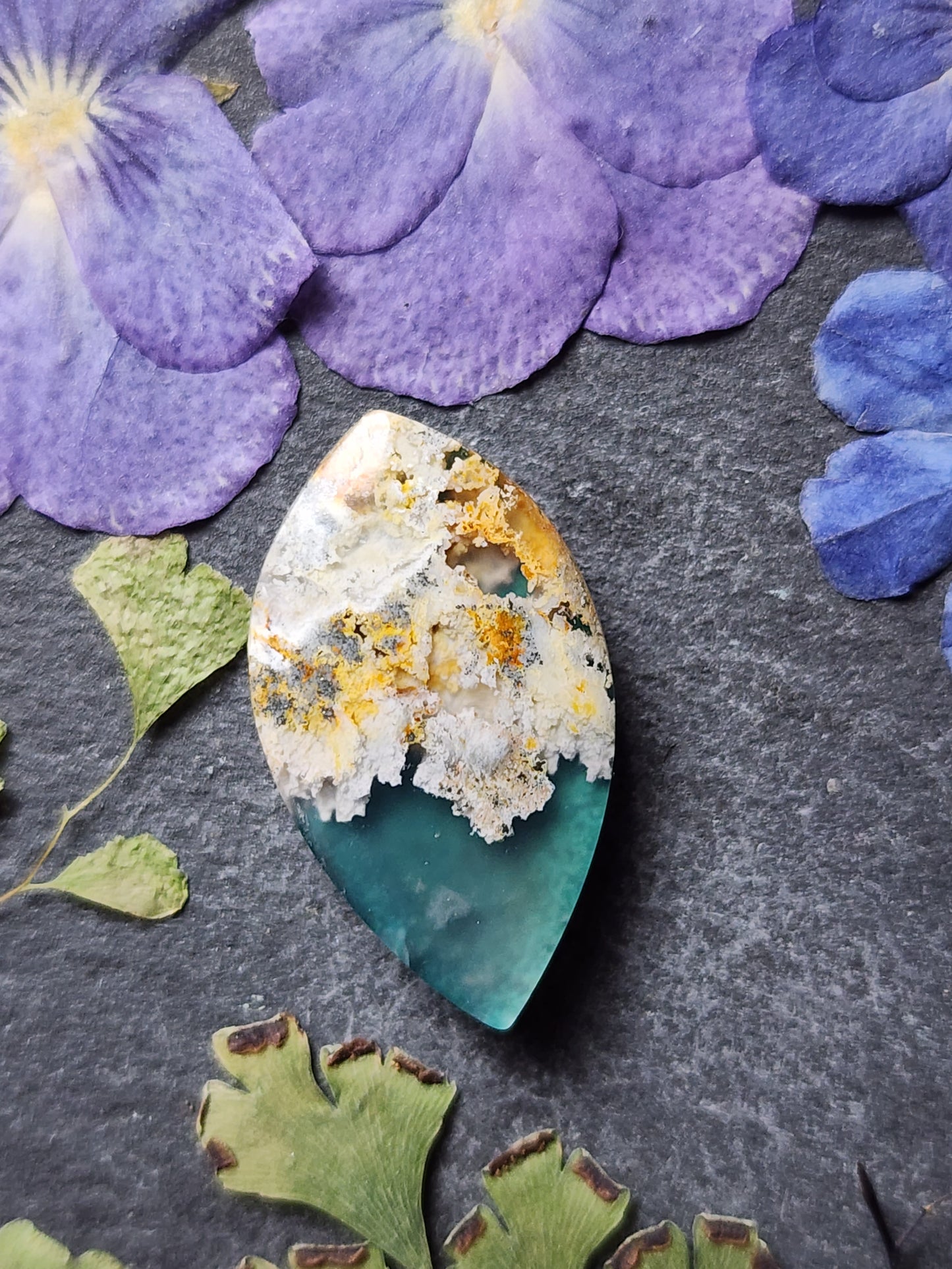 North ridge plume agate Doublet