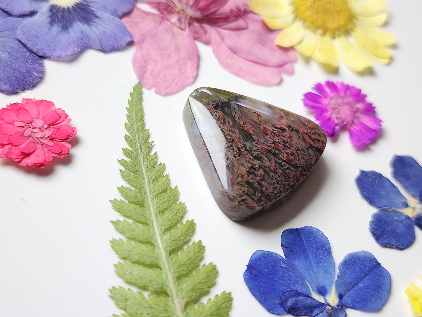 Priday Thunderegg moss agate