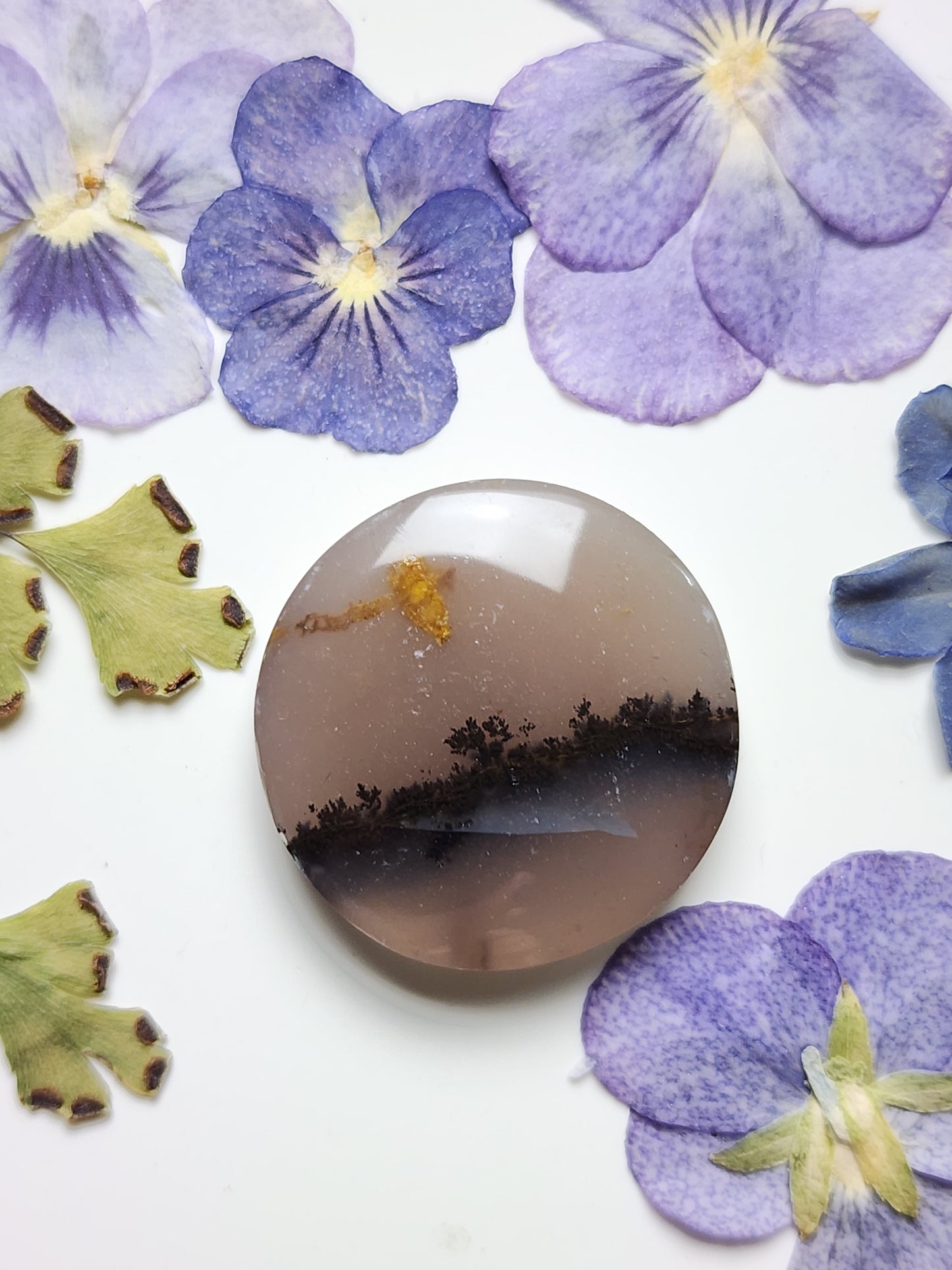 Amethyst sage agate