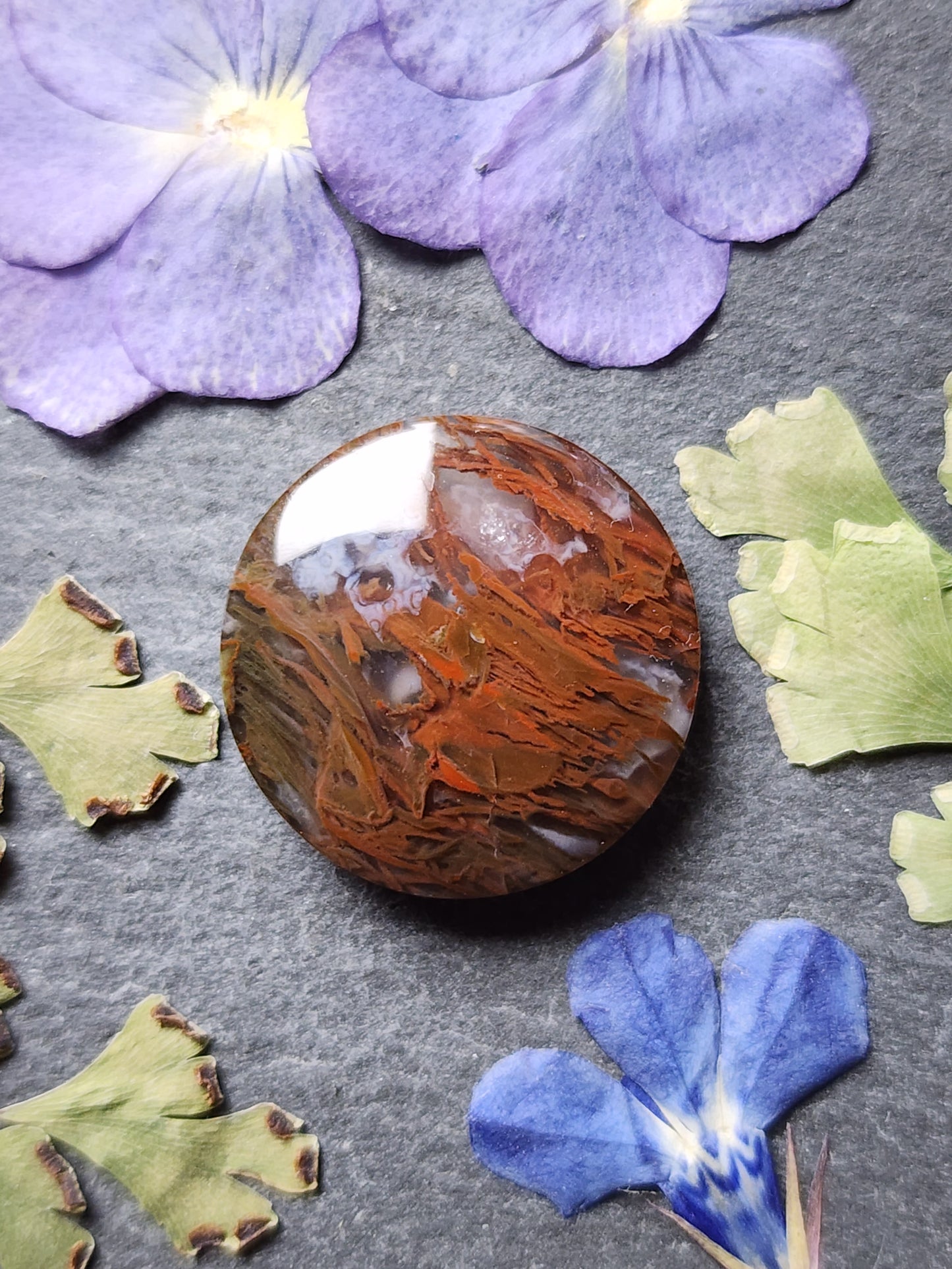 Priday Thunderegg moss agate