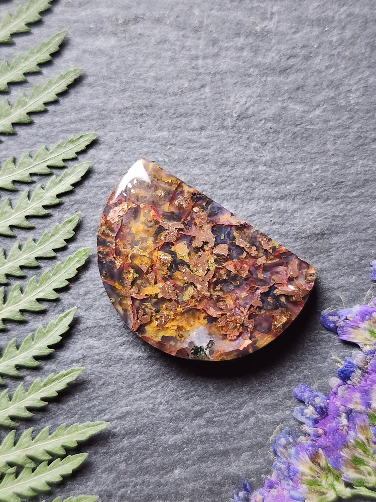 Chrysocolla Copper in Chalcedony