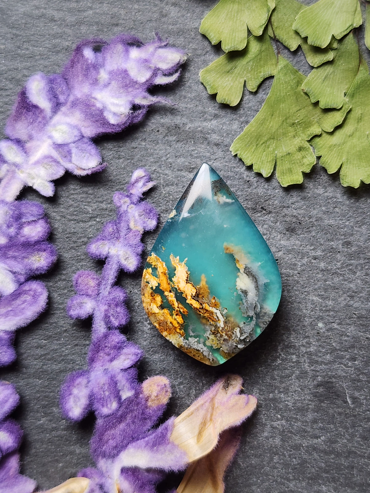 North ridge plume agate Doublet
