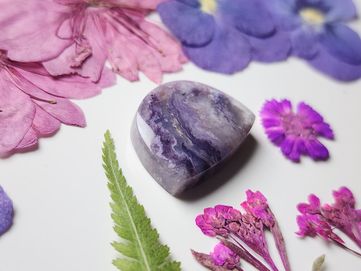 Lavender Lace agate