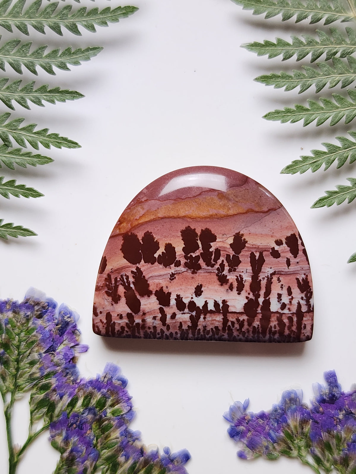 Mimbres Valley Apache Dendritic Rhyolite