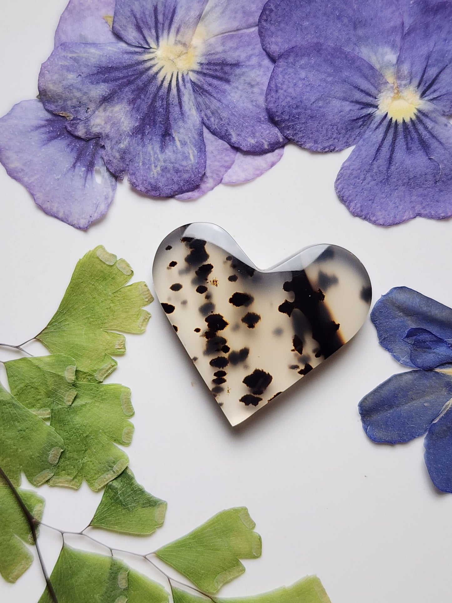 Montana agate heart