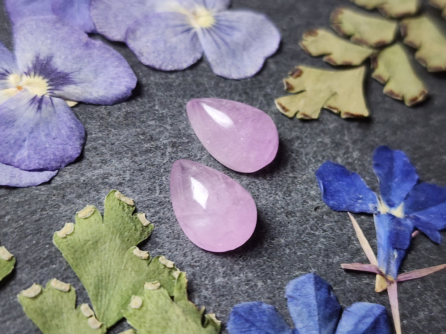 Lavender Kunzite pair