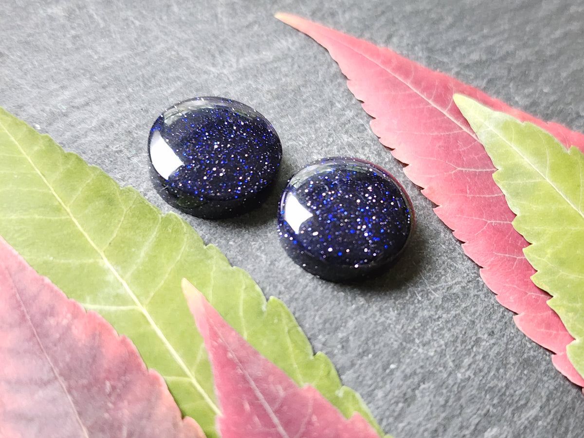 Blue Goldstone pair