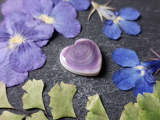 Wampum shell heart