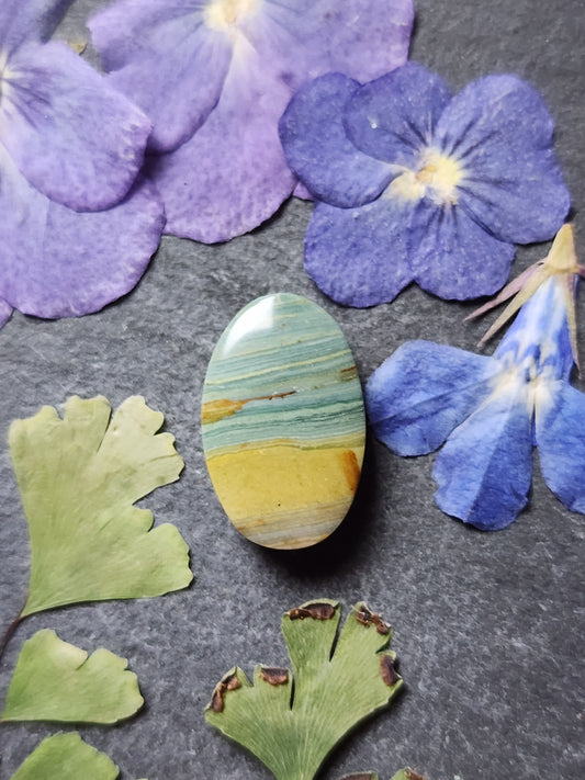 Gary green jasper/ Larsonite