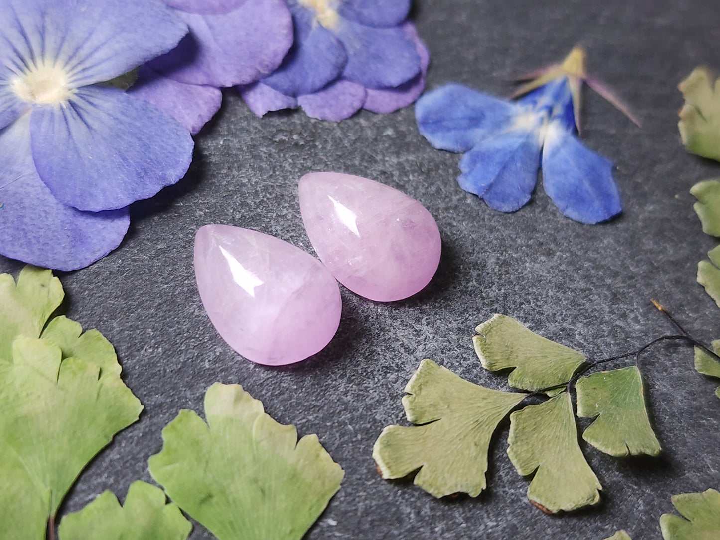 Lavender Kunzite pair