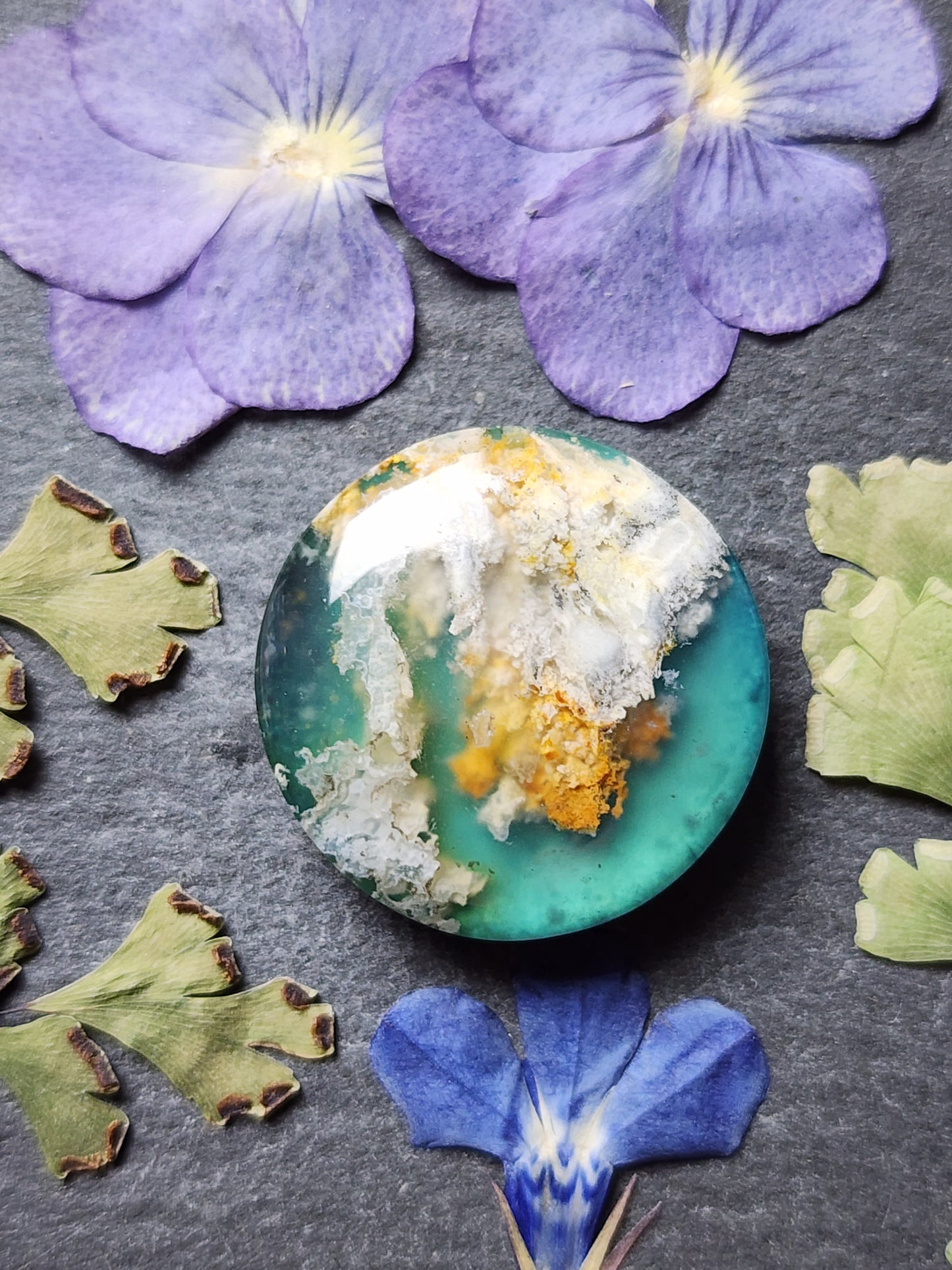 North ridge plume agate Doublet