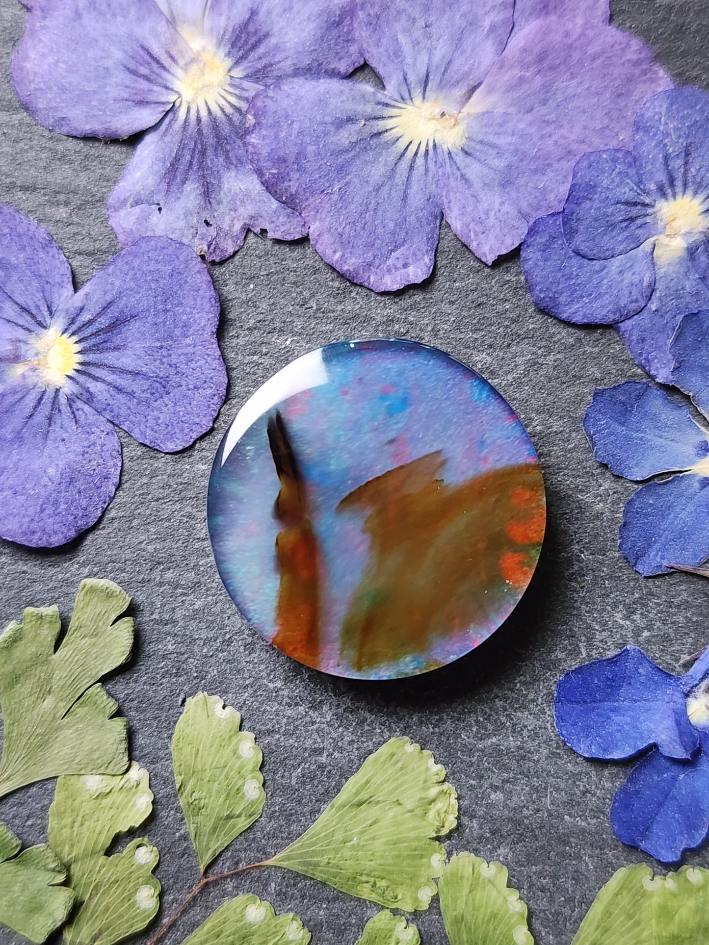 Montana agate Doublet