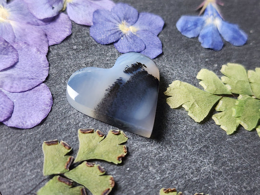 Montana agate heart