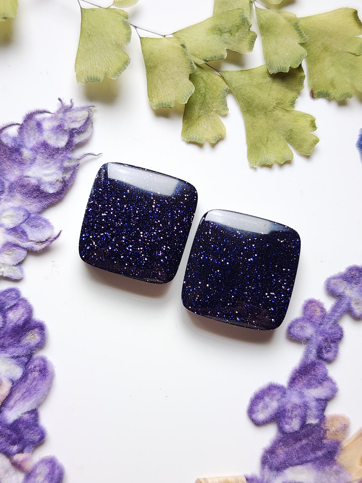 Blue Goldstone pair