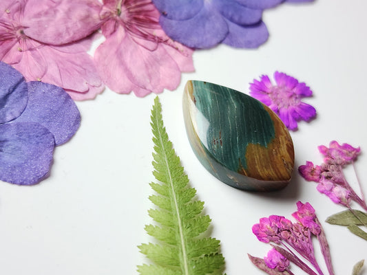 Gary green jasper/Larsonite