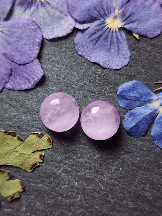 Lavender Kunzite pair