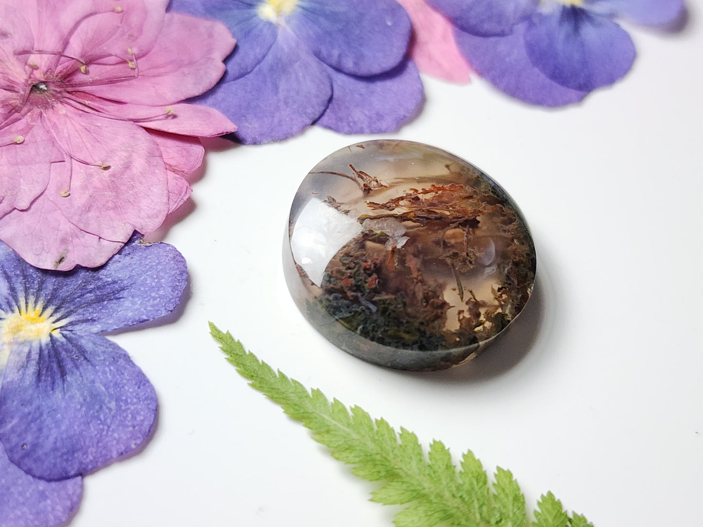 Priday Thunderegg moss agate