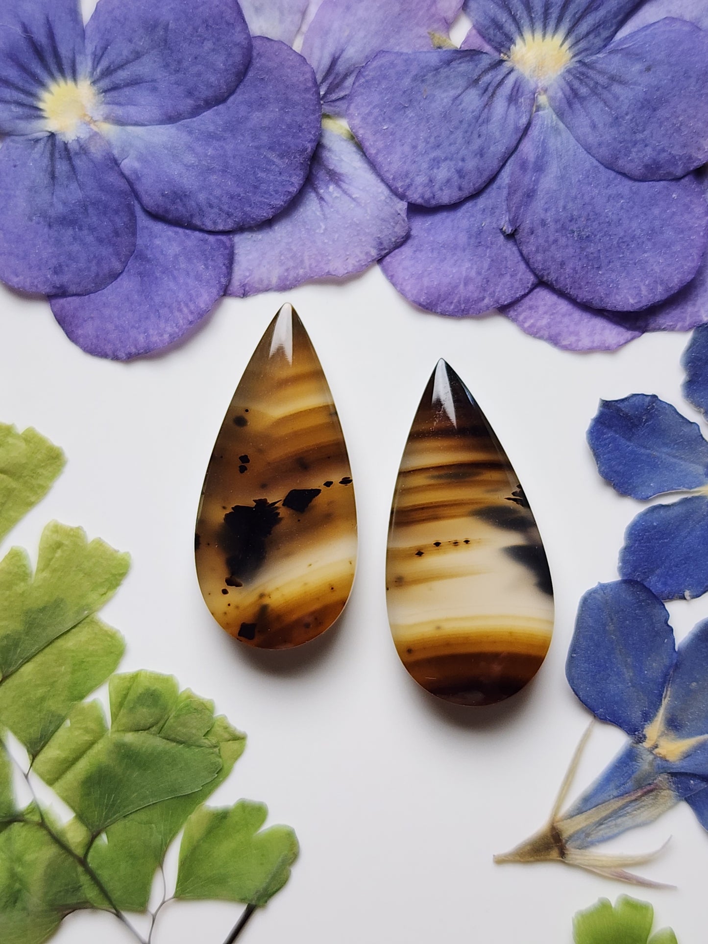 Montana agate pair