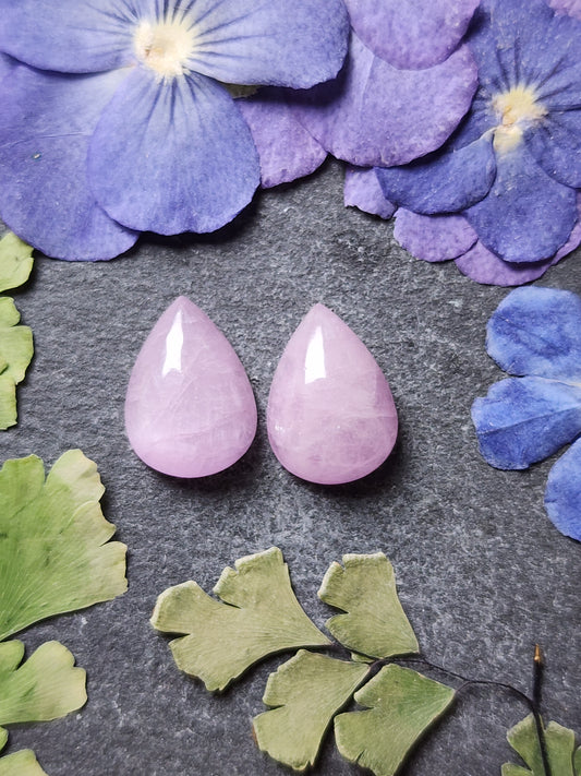 Lavender Kunzite pair