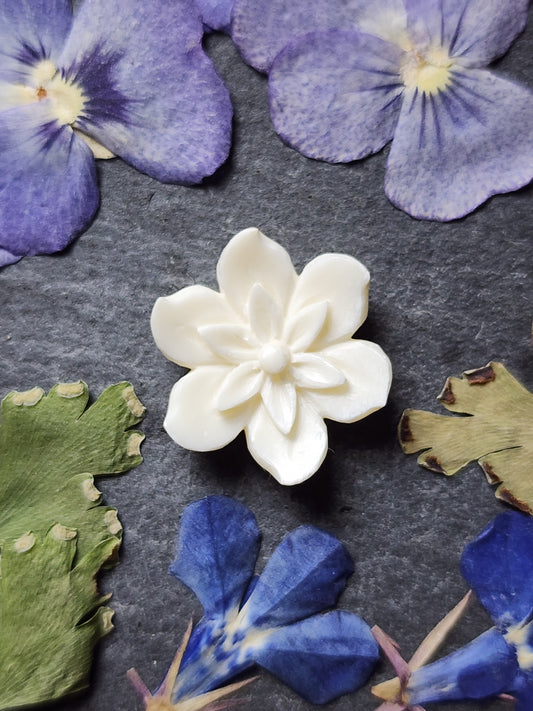 Hand carved bone flower