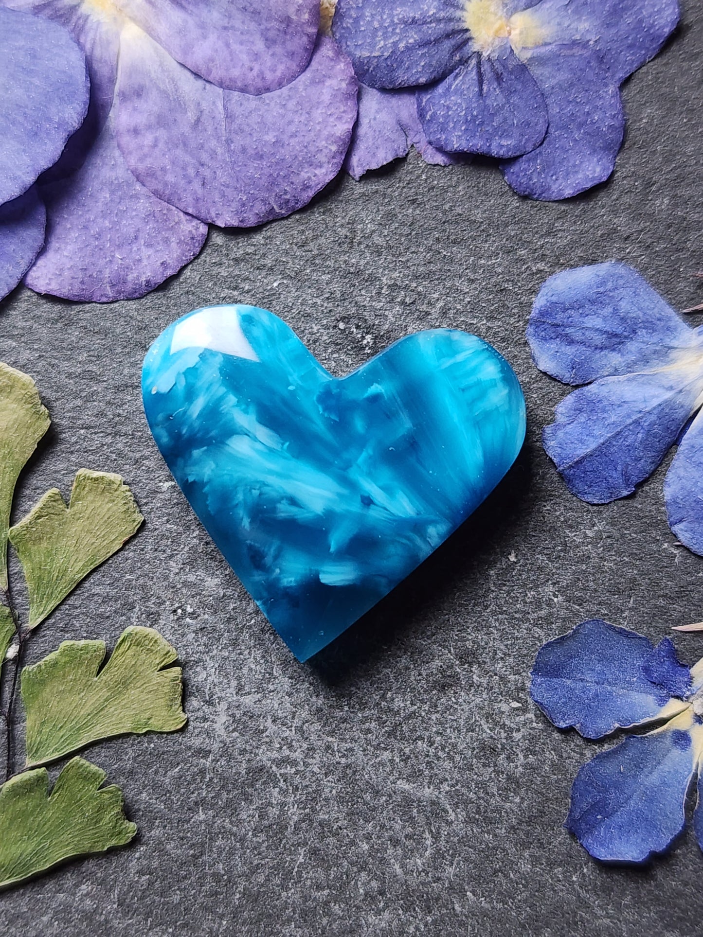 Starburst stone heart