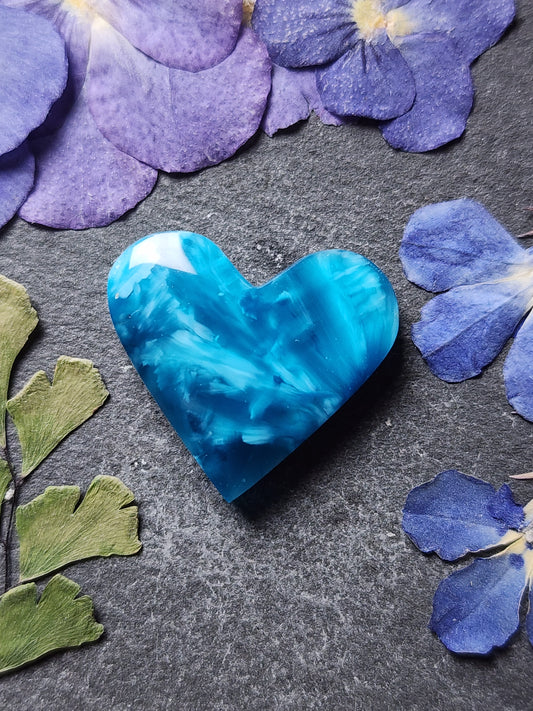 Starburst stone heart