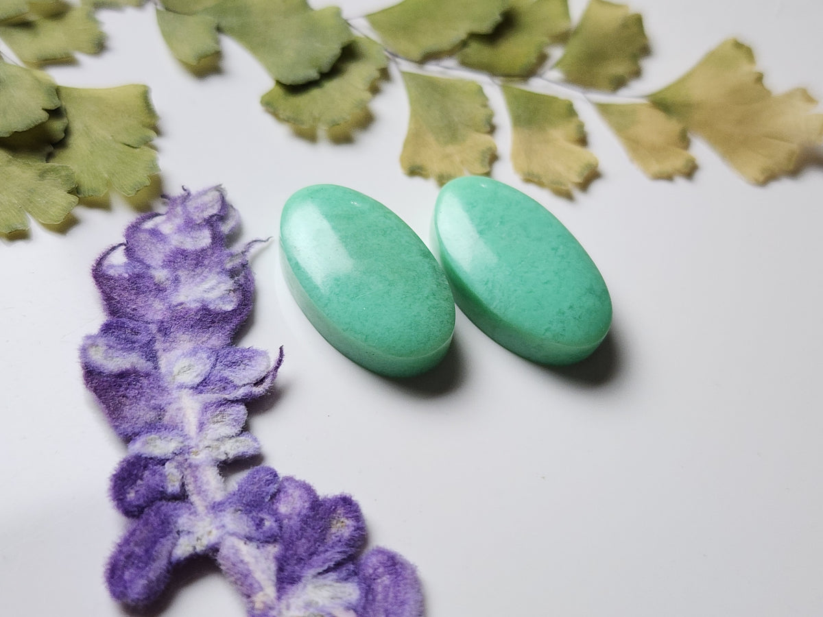 Newman Chrysoprase pair