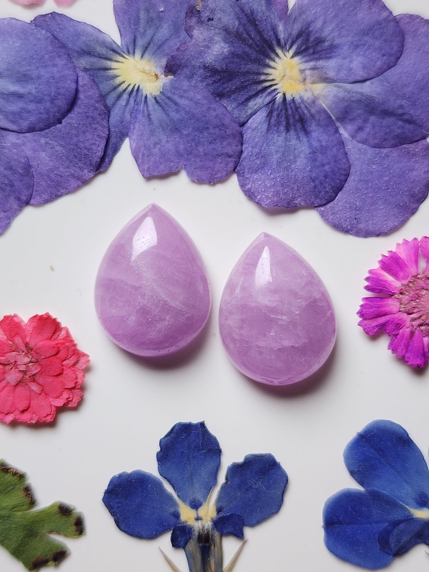 Lavender Kunzite pair