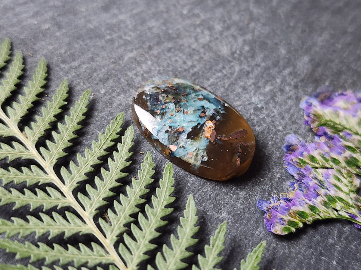 Chrysocolla Copper in Chalcedony