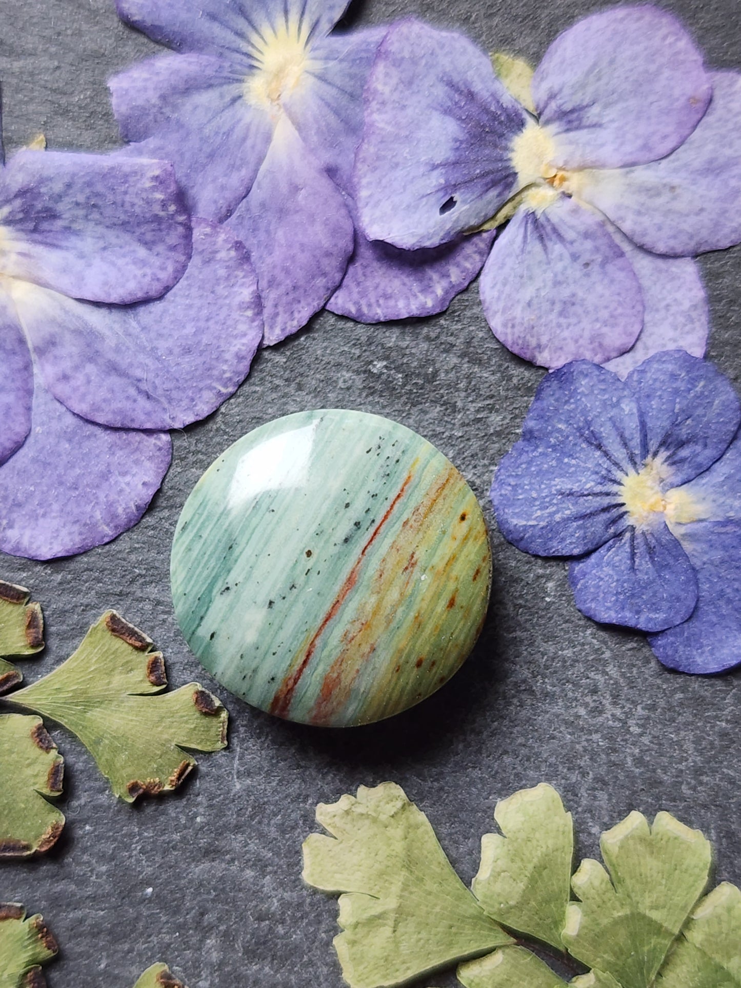 Gary Green jasper/ Larsonite