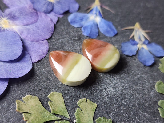 Royal Imperial jasper pair