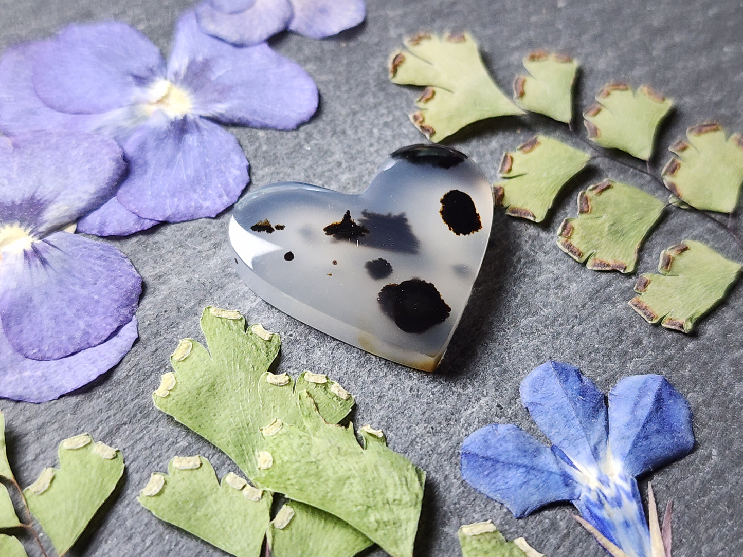 Montana agate heart