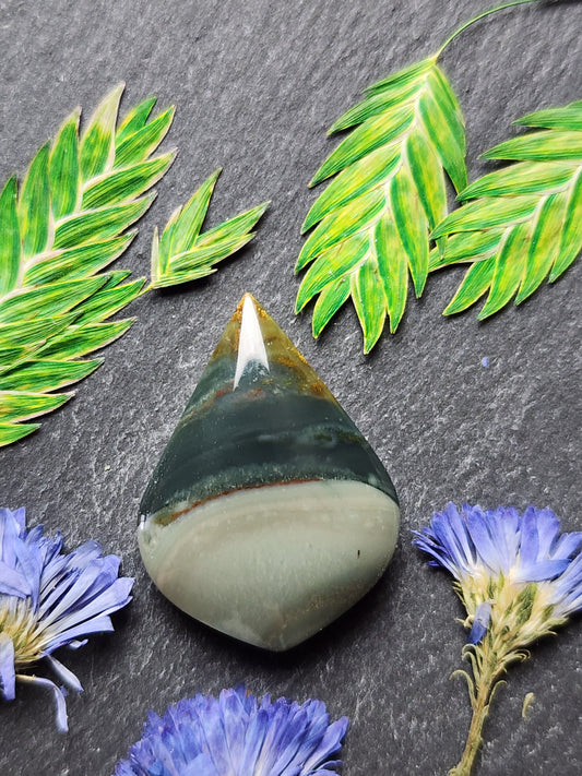 Blue mountain jasper
