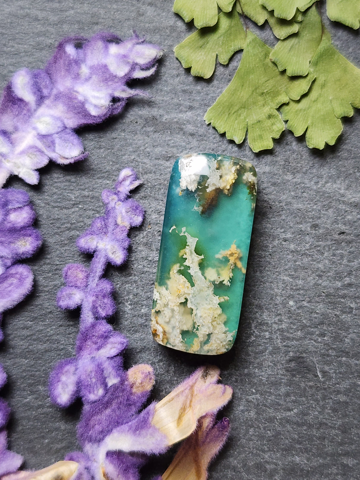 Bella Vista plume agate Doublet